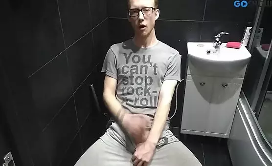 Handjob in the Bathroom