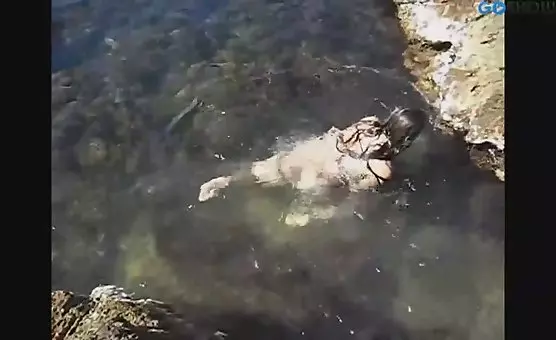 Oceanview Amateur Pussy Fucking and Ass Fucked by Dildo