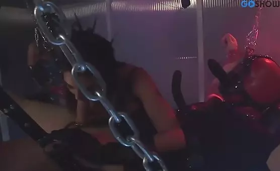 Threesome BDSM Strapon Play Dominoes, Lesbian Encounters Kinky Fantasies