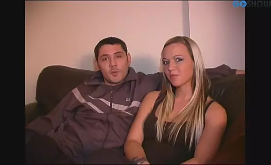 Blond Housewife Gives Head to Her Lover
