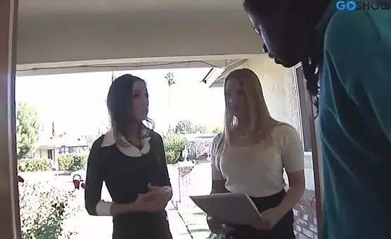 The Dual Blowjob Delight Featuring Interracial Threesome
